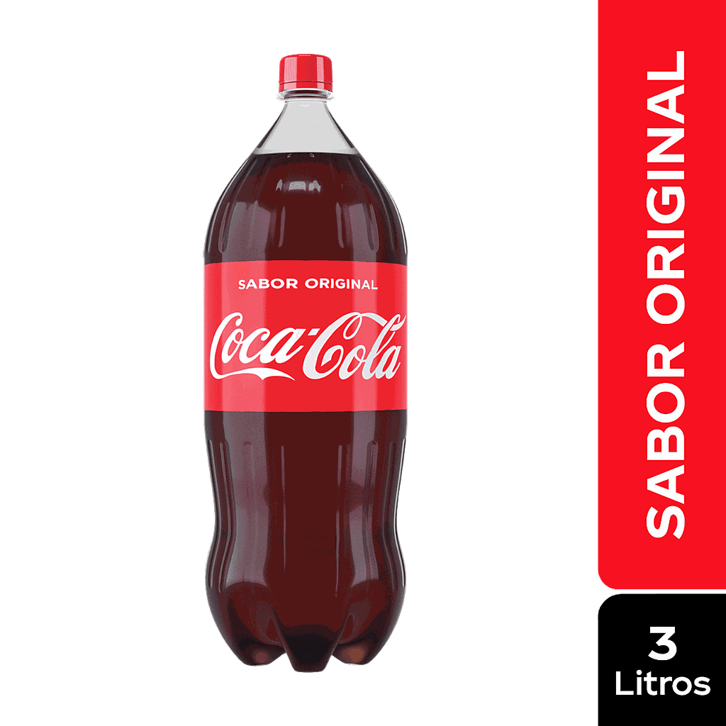 Gaseosa  Coca Cola 3 Litros 