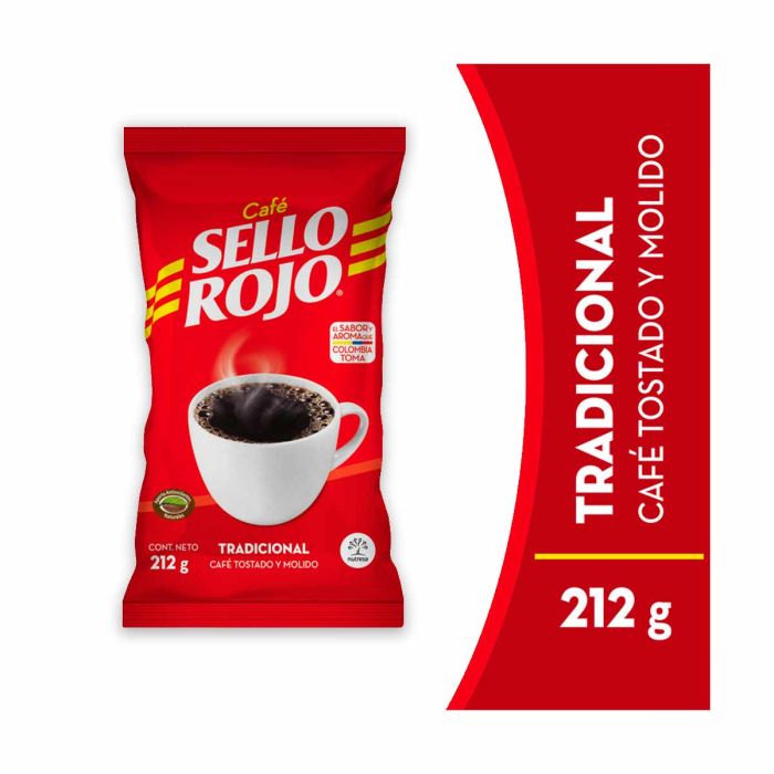 Café Tradicional Sello Rojo 212g
