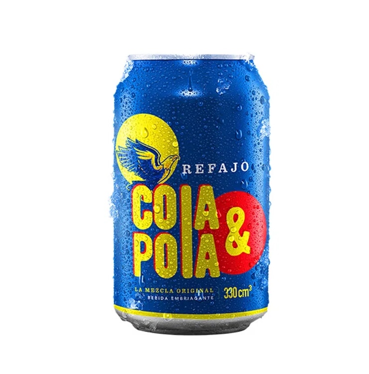 Cola &amp;Pola  Lata UNIDAD 330cm