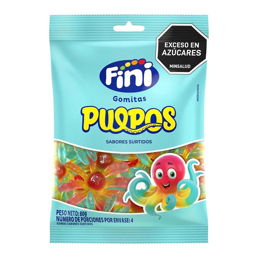 Gomitas Pulpos Fini 80g