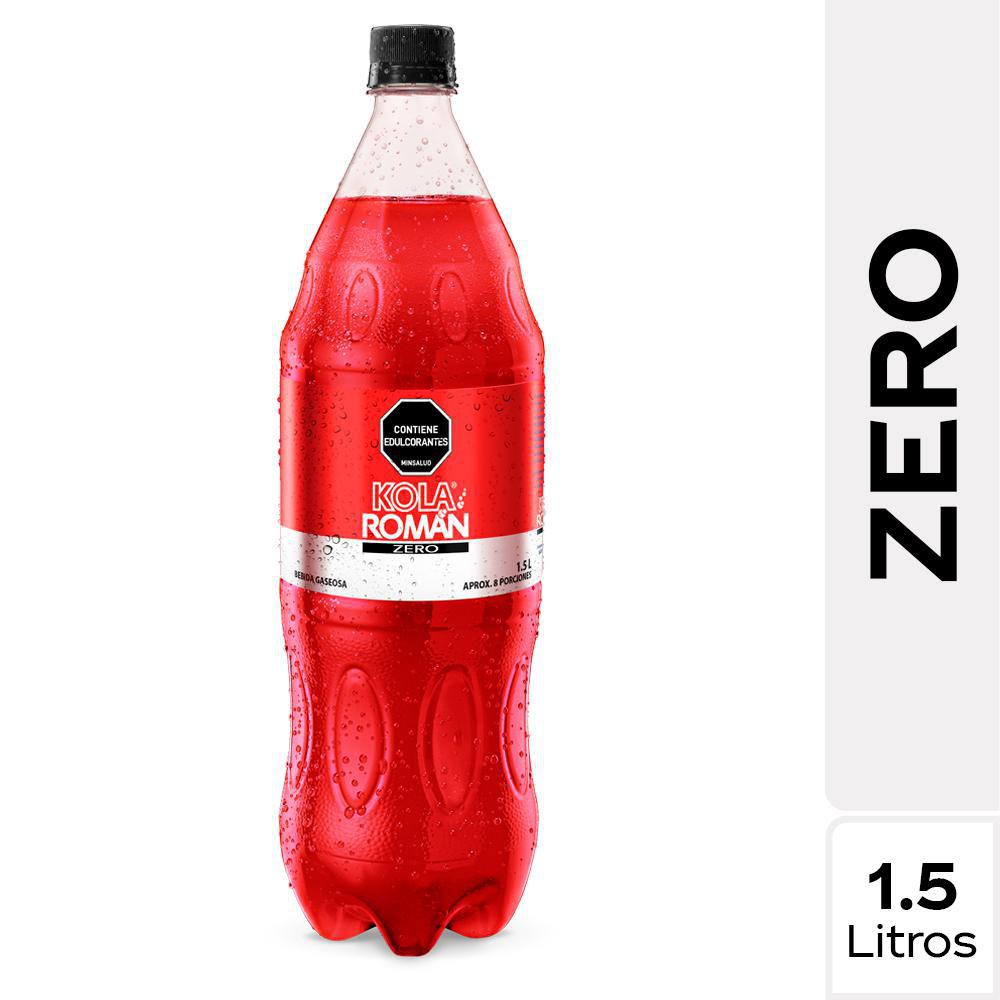 Gaseosa Kola Roman Sin azúcar 1.5 Litros