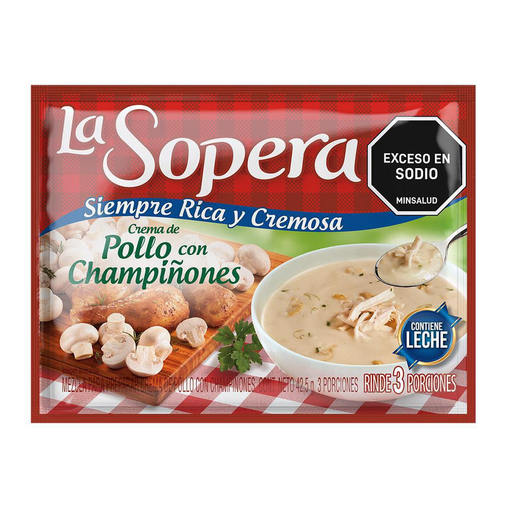 Crema de Champiñones La Sopera 85g