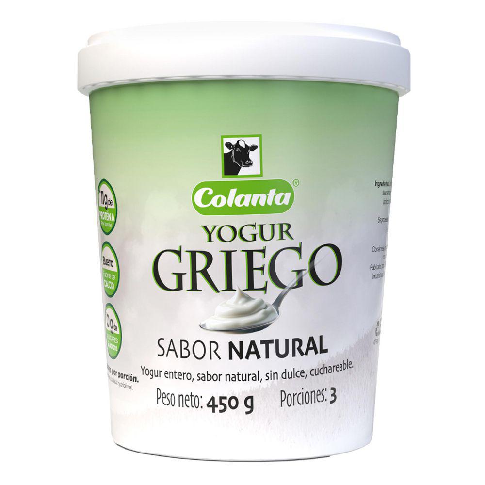 Yogurt Griego Natural Colanta 450g